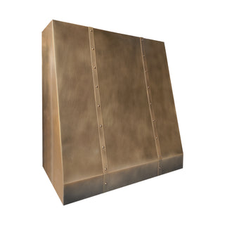 luxury aged brass vent hood