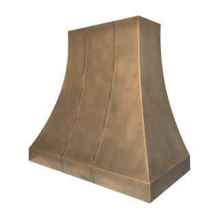 sinda handmade aged brass kitchen stove vent hood