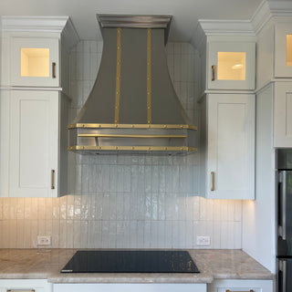 stainless steel kitchen range hood