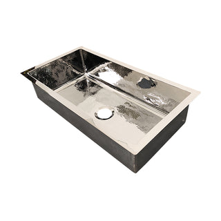 sinda stainless steel kitchen sink with hammered finish