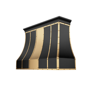 Decorative stainless steel range hood