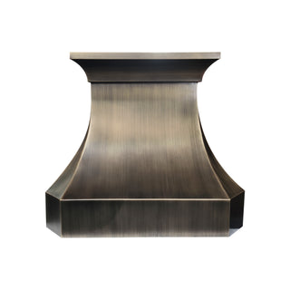 antique brass kitchen range hood for shipping