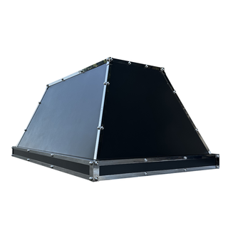 sinda kitchen black stainless steel vent hood