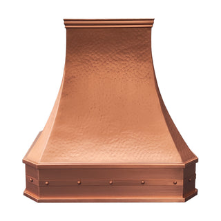 handmade copper kitchen exhaust hood