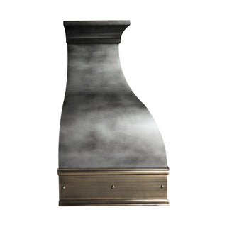 wall-mounted zinc custom hood 