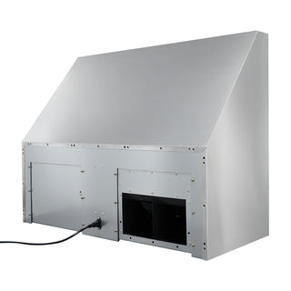 stainless steel commercial range hood or ventilation unit
