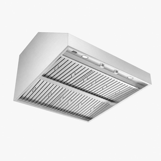 SINDA 36-Inch Outdoor BBQ Range Hood, 1050 CFM, LED Lights