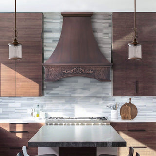 [CUSTOM] SINDA Arch Curved Copper Vent Hood - H26