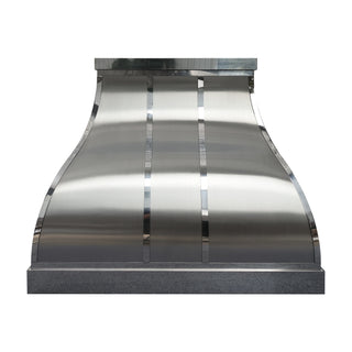 custom stainless steel range hood
