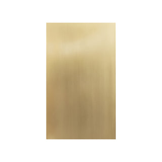 SINDA Rectangular Custom Brushed Brass Range Hood In Stock.