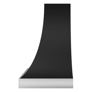 SINDA SRH35-BP Black Stainless Steel Kitchen Hood with Stainless Steel Band