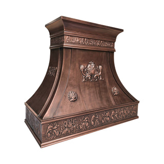 custom copper kitchen hood vents