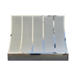 modern stainless steel kitchen range hood