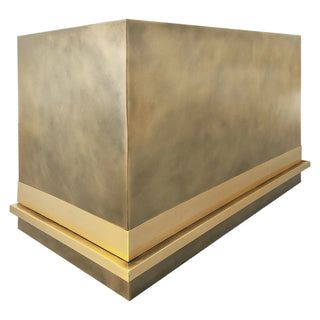 Handcrafted-Box-Shape-Aged-Brass-Range-Hood