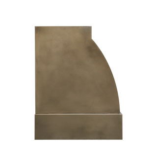 SINDA Premium Handcrafted Kitchen Aged Brass Vent Hood