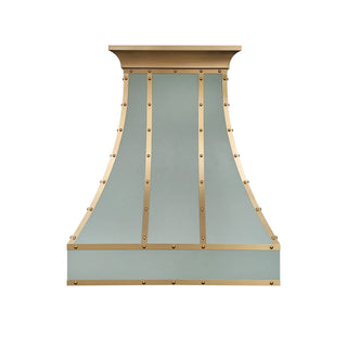 [CUSTOM] SINDA Custom Color Modern Green Stainless Steel Stove Hood SRH3-4TR-CG