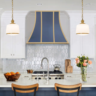 SINDA Luxury Niche Navy Design Stainless Steel Kitchen Vent Hood