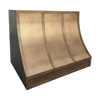 SINDA Handmade Kitchen Brass Range Hood