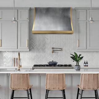 [CUSTOM] SINDA ZRH13 Premium Sloped Zinc Kitchen Range Hood