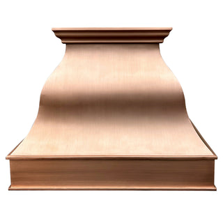 SINDA bell copper stove hood installed in the classic kitchen
