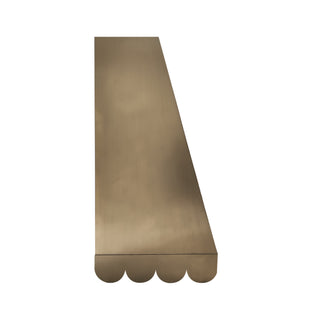 SINDA Luxury Brushed Brass Range Hood Wall Mount In Stock, 36"W x 24"D x 51"H