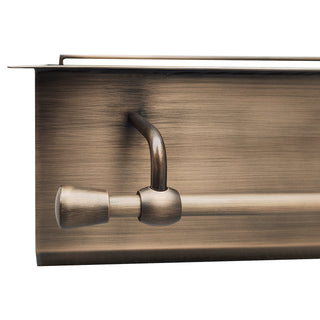 Luxury Single Rectangular Antique Brass Sink