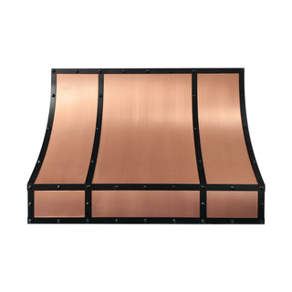 SINDA Modern Sloped Wall Mount Natural Copper Range Hood H87TR-OR
