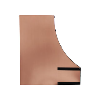 SINDA Modern Sloped Wall Mount Natural Copper Range Hood H87TR-OR