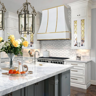SINDA Handcrafted Tudor Stainless Steel Custom Range Hood