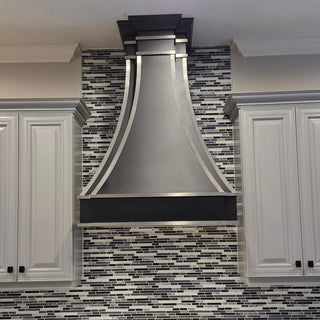 [CUSTOM] SINDA Sierra Black Stainless Steel Range Hood SRH33-4TR-BSS