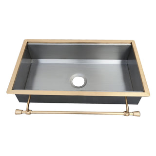 [CUSTOM] SINDA Handmade  Single Undermount Bowl Stainless Steel Sink CSS-01
