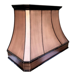 SINDA Antique Copper Range Hood In Stock, 54"W x 24"D x 39"H