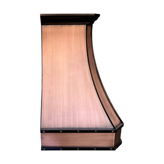 SINDA Antique Copper Range Hood In Stock, 54"W x 24"D x 39"H