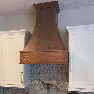 [CUSTOM] SINDA Hammered Copper Range Hood - H17