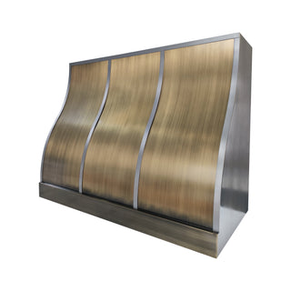 sinda custom antique brass kitchen stove vent hood