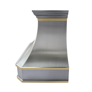 SINDA Handcrafted Stainless Steel Range Hood Wall Mount In Stock, 36"W x 21"D x 27"H