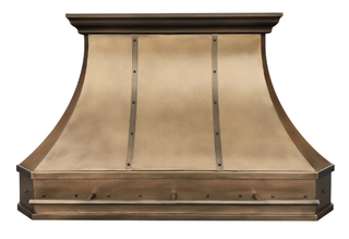 Custom Link - SINDA BRH3-C-2TR-BP Brass Range Hood for Brene