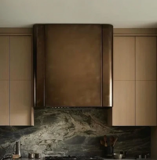Custom Link -  SINDA SRH37-AB Brass Range Hood for Kristin