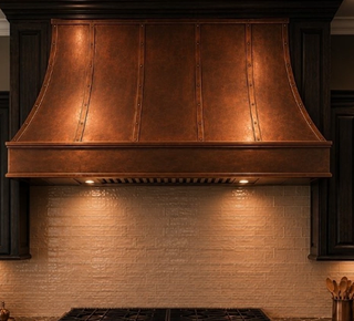 Custom Link -  SINDA Copper Range Hood for Jay