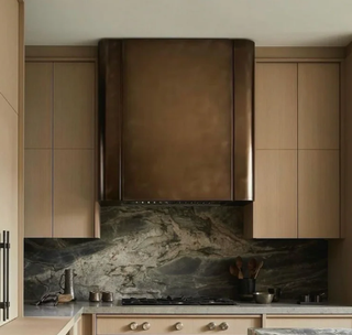 Custom -  SINDA SRH37-AB Brass Range Hood for Kevin