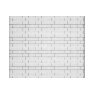 Stainless steel range hood, constructed with solid steel and spray-painted to mimic brick texture