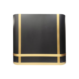 Black stainless steel kitchen range hood