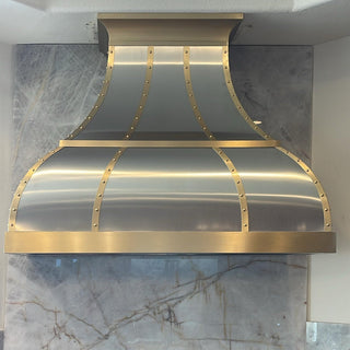 [CUSTOM] SINDA Bell Shaped Brushed Stainless Steel Range Hood SRH1-2-C-2TR-BSR