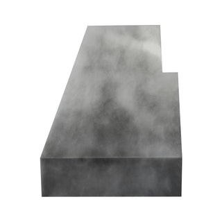 sleek zinc range hood in a modern kitchen