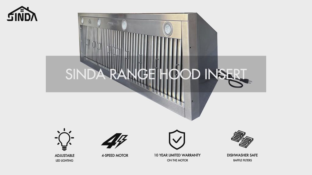 48 build in hood custom hood insert range hood insert sinda custom range hood