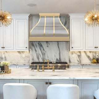 [CUSTOM] SINDA SRH1-DB2TR-R Handcrafted Brushed Stainless Steel Range Hood