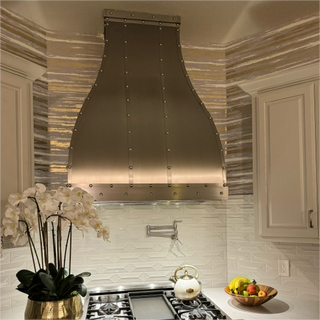 [CUSTOM] SINDA Handcrafted Bell Shaped Range Hood in Stainless Steel SRH1-2-C-2TR