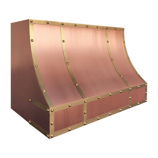 natural copper over the range ventilation hoods