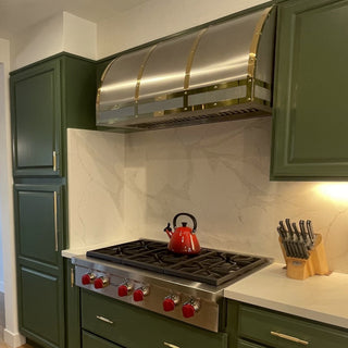[CUSTOM] SINDA SRH8-4 Domed Stainless Steel Kitchen Vent with Seamless Finish