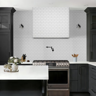 kitchen hood fits retro industrial, loft, or modern minimalist kitchen styles